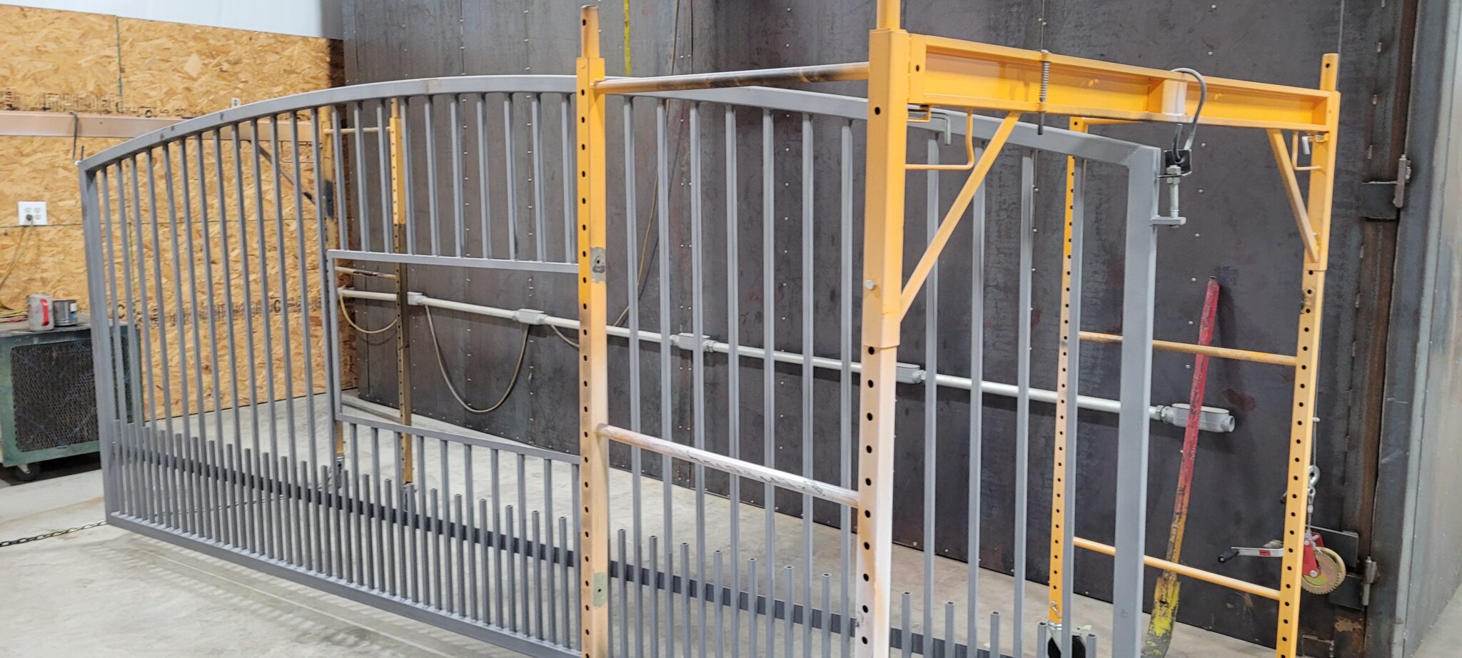 hcs metalworks waco custom metal gate design & construction fabrication